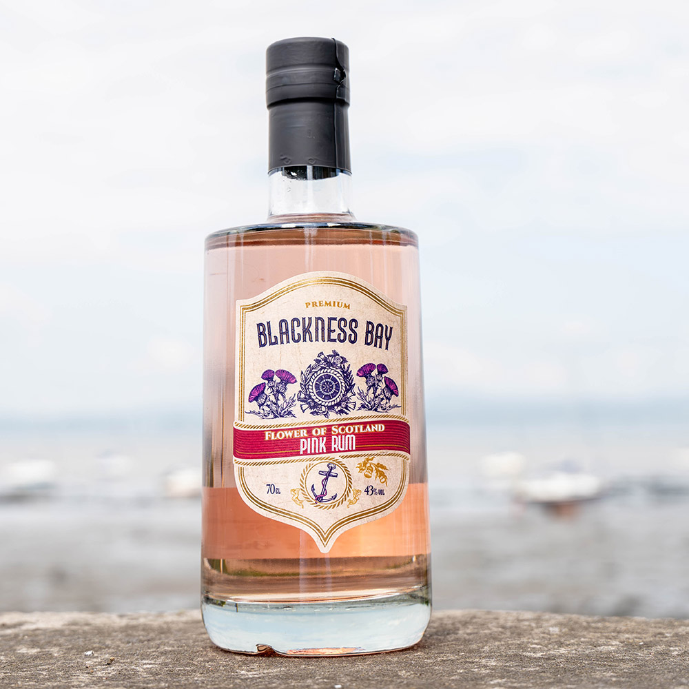 70cl Blackness Bay Pink Rum